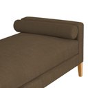 Ver imagem 2 de Recamier Berlim 1,20m Suede Marrom - Inova Decorações