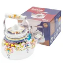 Ver imagem 4 de Conjunto Chaleira Esmaltada sem Apito e Bule Esmaltado com Tampa A5 Importadora