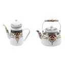 Ver imagem 1 de Conjunto Chaleira Esmaltada sem Apito e Bule Esmaltado com Tampa A5 Importadora