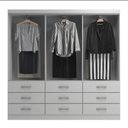 Ver imagem 3 de Guarda Roupa Isabela 3 Portas 9 Gavetas Evidência Móveis