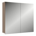 Ver imagem 1 de Espelheira para Banheiro 2 Portas com Prateleiras 77cm Multimóveis CR10179 Noce