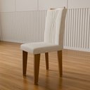 Ver imagem 5 de Mesa de Jantar 4 Lugares Adele Off White/Nude - Panorama Móveis