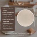 Ver imagem 5 de Tapete Redondo Sala Quarto 100% Algodão Estampa Zigzag Franja Lavável Antiderrapante Decoração Boho