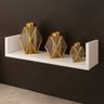 Prateleira Decorativa Multiuso Dórémi 60x9cm Flutuante em Mdp Branco - Desk Design - 1