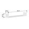 Prateleira Decorativa Multiuso Dórémi 60x9cm Flutuante em Mdp Branco - Desk Design - 4