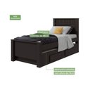Ver imagem 6 de Bicama Solteiro Athenas C/ 2 Gavetas e Cama Auxiliar Amendoa Clean - Lopas