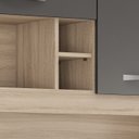 Ver imagem 6 de Kit Cozinha 4 Portas 1 Gaveta 91401 Avena Grafito Demobile