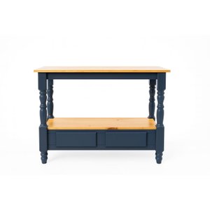 Aparador 2 Gavetas Pés Torneados - Petroleo