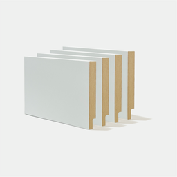 Rodapé 10cm (pacote com 4un) Branco Liso | Santa Rita Reveste - 3