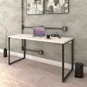 Mesa Para Computador Diretor Estilo Industrial 1,50m Kuadra