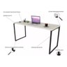 Mesa Para Computador Diretor Estilo Industrial 1,50m Kuadra - 4
