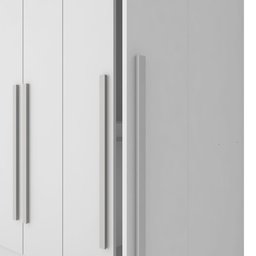 Guarda Roupa 4 Portas Solteiro Mayra Branco - Móveis Arapongas Branco - 4