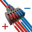 Ver imagem 6 de Emenda Elétrica Conector tipo Borne 6x2 Fios Duplo 10 peças