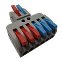 Ver imagem 3 de Emenda Elétrica Conector tipo Borne 6x2 Fios Duplo 10 peças