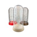 Ver imagem 3 de Luminária Abajur Cúpula Redoma Leds Luzes de Fadas Amor Lindo Luminária Luzes de Fadas