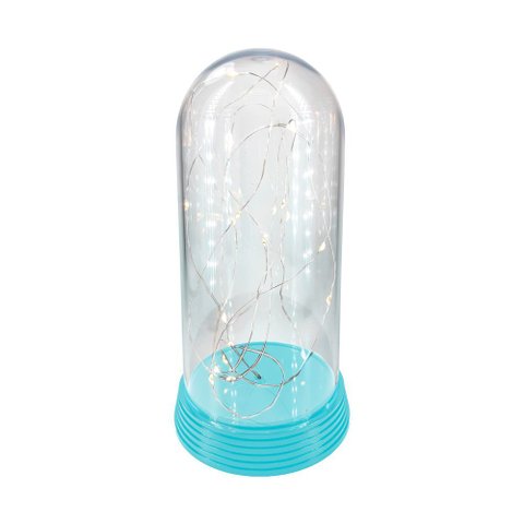 Luminária Abajur Cúpula Redoma Leds Luzes de Fadas Amor Lindo Luminária Luzes de Fadas