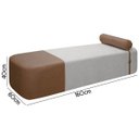 Ver imagem 7 de Kit Cabeceira Pietro e Recamier Diamante para Cama Queen Size 160cm Bouclê Facto - Sofa Store:bouclê