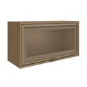 Ver imagem 1 de Armário Aéreo de Cozinha Vitória 01 Porta Basculante Vidro 60cm