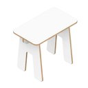 Ver imagem 1 de Mesa Infantil Amadeirada em Mdf com Bordas Naturais:branco