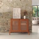 Ver imagem 1 de Buffet Arco 103 cm Porta Sextavada Incolar Cedro