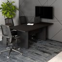Ver imagem 1 de Mesa de Reunião Escritório 180cm X 80cm Pés Painel F5 Office Cor:preto