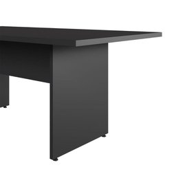 Mesa de Reunião Escritório 180cm X 80cm Pés Painel F5 Office Cor:preto - 5