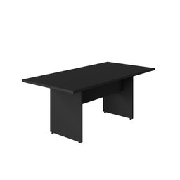 Mesa de Reunião Escritório 180cm X 80cm Pés Painel F5 Office Cor:preto - 2