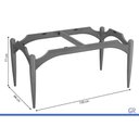 Ver imagem 3 de Base Mesa Cozinha Agata Madeira 160cm Carvalho Kappesberg