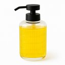 Ver imagem 3 de Porta Sabonete Líquido de Vidro 400 Ml Preto - Quanhe