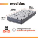 Ver imagem 4 de Cama Box Solteiro Double Face AG65 Eclipse 88x188x58cm Herval - Suporta até 150kg