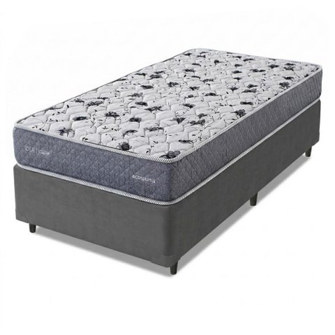 Cama Box Solteiro Double Face AG65 Eclipse 88x188x58cm Herval - Suporta até 150kg