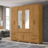 Guarda Roupa 8 Portas com Espelho Porto Plus Freijó 943036 Moval - 2