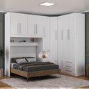 Ver imagem 1 de Dormitório Queen Size 1218 Direito Branco