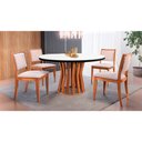 Ver imagem 2 de Mesa de Jantar 4 Lugares Tampo Branco 1,3m - Niem