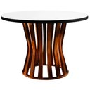 Ver imagem 1 de Mesa de Jantar 4 Lugares Tampo Branco 1,3m - Niem