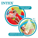 Ver imagem 3 de Kit Piscina Playground Arco-íris 227 Litros com Tobogã com Bomba Manual Intex