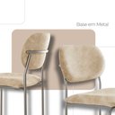 Ver imagem 4 de Conjunto com 2 Cadeiras Metal Marchezine Moderna Mobilia