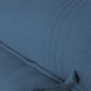 Ver mais imagens de Sofá Retrátil Reclinável 3,00m Nivus Azul C/ Molas Ensacadas - King House