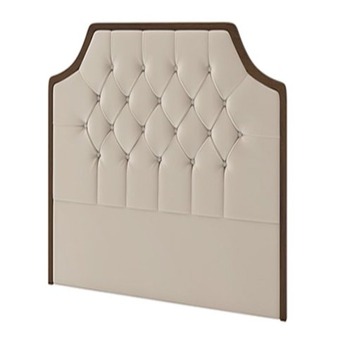 Cabeceira Box Queen Orion 1,60 Cm - Veludo Bege