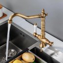 Ver imagem 3 de Torneira Misturador Gourmet Vintage Ouro Escovado
