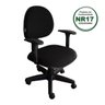 Cadeira para Escritório Ergonômica Back System com Braço Regulável Executiva NR17 - 1