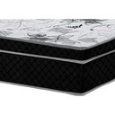 Ver imagem 4 de Cama Box Baú Queen: Colchão Ortopédico Polar D28 / EP Orthoface Firme + Base CRC Suede Black(