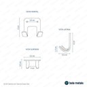 Ver imagem 2 de Gancho Duplo para Banehiro Dalí Bela Metais