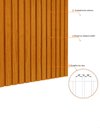 Ver imagem 5 de Conjunto Painel Home Suspenso para TV até 75 Ripado Serena