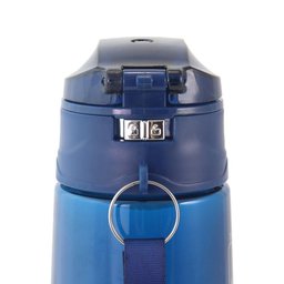 Kit Fitness Bolsa Térmica com Marmita 2 Andares e Garrafa Azul/marrom - 3