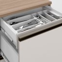 Ver imagem 7 de Balcão de Cozinha para Pia 120cm Grace Carvalho Oak/Off White Z44 - Mpozenato