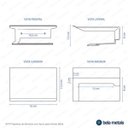 Ver mais imagens de Papeleira de Banheiro com Apoio Para Celular Bela Metais