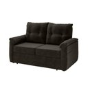 Ver imagem 2 de Sofá Cama Tifany Casal 2 Lugares 160cm Marrom Veludo para Sala Matrix