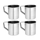 Ver imagem 1 de Kit 4 Canecas Inox 300ml Resistente Escola Creche Água Café