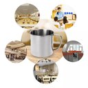 Ver imagem 5 de Kit 4 Canecas Inox 300ml Resistente Escola Creche Água Café